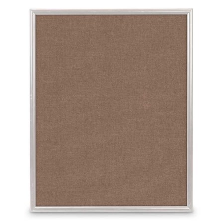 United Visual Products CorkboardFabric, Brnz/Aprct, 2 Door, 60x36" UV304-BRONZE-APRICOT